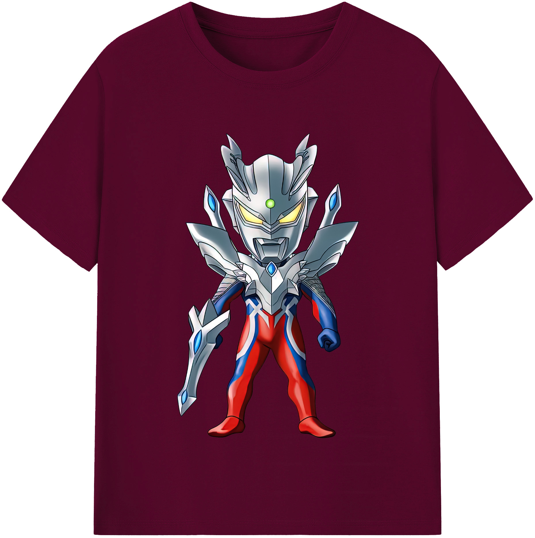 （画像用） ウルトラマン Ultraman レディースカジュアルプリントTシャツ（綿100％）